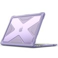 thumbnail image 1 of Fintie Case for MacBook Air 13.6 Inch A3113 A2681 (2022 2023 2024 Release) - Heavy Duty Rugged Hard Shell Case Cover with TPU Bumper for MacBook Air 13.6" M2 M3 Chip with Touch ID, Lilac, 1 of 6