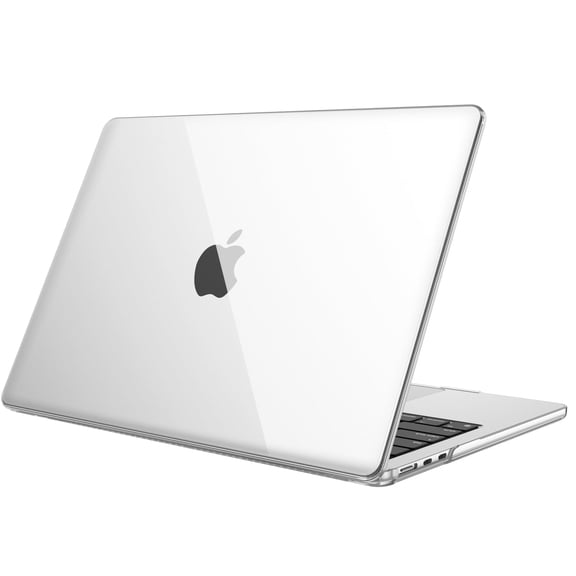 Fintie Case for MacBook Air 13.6 Inch A3449 A3240 A3113 A2681 (2022 2023 2024 2025 2026 Release) - Protective Snap On Hard Shell Cover for MacBook Air 13 Inch M2 M3 M4 M5 Chip, Crystal Clear