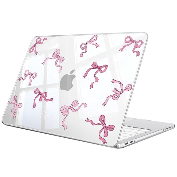 Fintie Case for MacBook Neo 13-inch (A3404, 2026 Release) – Ultra-Thin High-Transparency Snap‑On Hard Shell Cover for MacBook Neo 13" with A18 Pro Chip, Crystal Bow