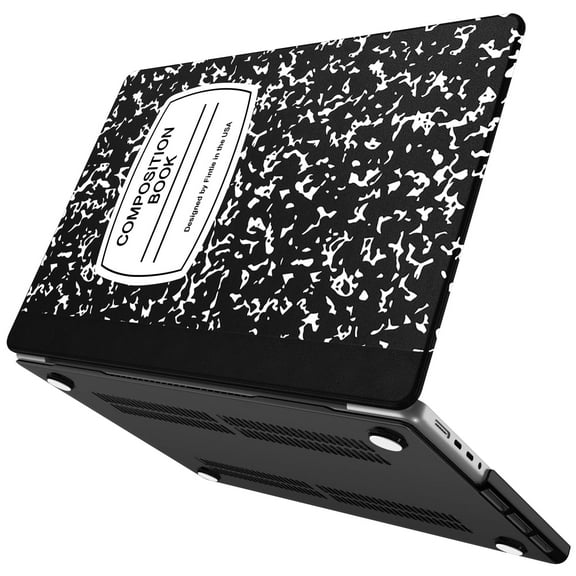 Fintie Case for MacBook Pro 14 Inch A3434 A3112 A3185 A3401 A2992 A2918 A2779 A2442 (2021-2025) (M5/M4/M3/M2/M1 Pro/Max Chip) with Touch ID - Protective Snap On Hard Shell, Composition Book
