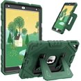 thumbnail image 1 of Fintie Case for Samsung Galaxy Tab A11+ Plus 2025/ A9+ Plus 11 Inch 2023, Fully-Body Rugged Heavy Duty Shockproof Protective Case with Kickstand & Shoulder Strap for Kids, Green, 1 of 1