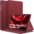 thumbnail image 1 of Fintie Case for Samsung Galaxy Tab A11+ Plus 2025/ A9+ Plus 11 Inch 2023, Slim Shield Multiple Angle Stand with Soft TPU Back Shell Cover, Auto Wake/Sleep, Wine, 1 of 9