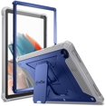 thumbnail image 1 of Fintie Case for Samsung Galaxy Tab A8 10.5 Inch 2022 Model (SM-X200/X205/X207), Shockproof Tuatara Rugged Drop Protection Kickstand Cover Built-in Screen Protector, Navy, 1 of 9