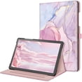 thumbnail image 1 of Fintie Case for Samsung Galaxy Tab A11+ Plus 2025/ A9+ Plus 11 Inch 2023, Multi-Angle Viewing Smart Stand Back Cover with Pocket Auto Wake/Sleep, Dreamy Marble, 1 of 11