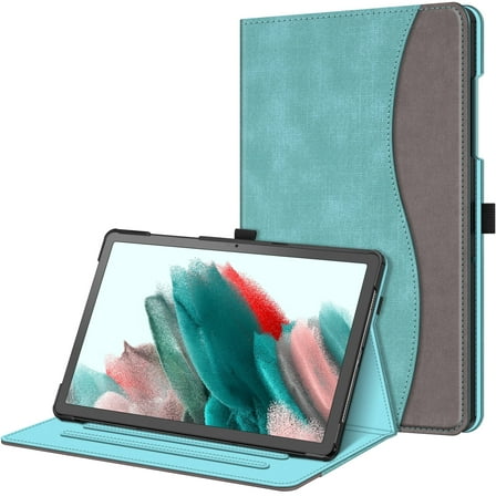 Fintie Case for Samsung Galaxy Tab A9+ / Tab A9 Plus 11 inch 2023 Model (SM-X210/X216/X218), Multi-Angle Viewing Smart Stand Back Cover with Pocket Auto Wake/Sleep, Turquoise