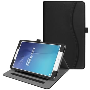 Fintie Case for Samsung Galaxy Tab E 9.6, [Corner Protection] Multi-Angle Viewing Stand Cover with Pocket for Tab E Wi-Fi/Tab E Nook/Tab E Verizon 9.6-Inch Tablet, Black
