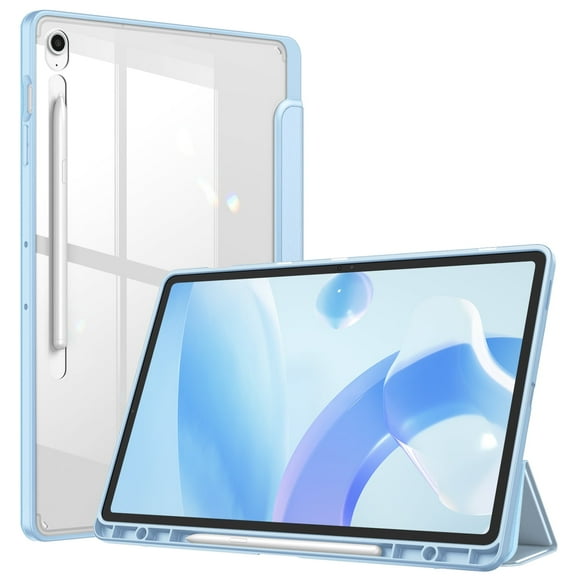 Fintie Case for Samsung Galaxy Tab S10 FE Plus 13.1 Inch 2025 Model (SM-X620/X626) with S Pen Holder, Hybrid Slim Shockproof Cover with Clear Transparent Back Shell, Auto Wake/Sleep