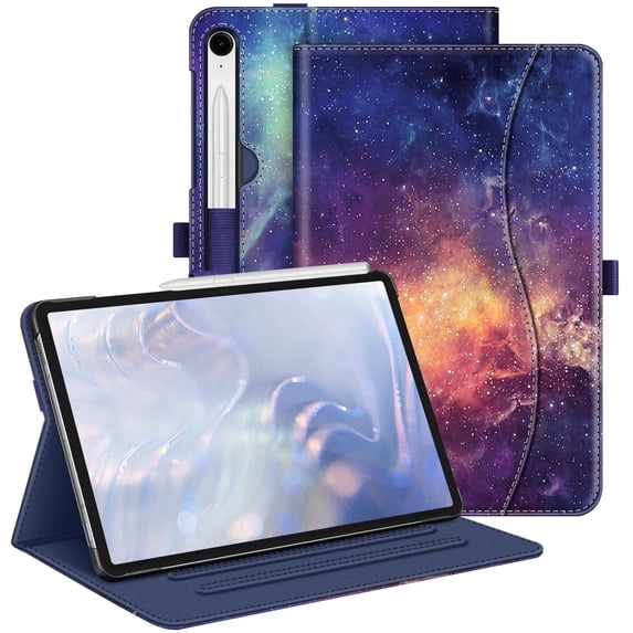 Fintie Case for Samsung Galaxy Tab S10 Lite/ S10 FE/ S9 FE 5G 10.9 Inch/Tab S9 11 Inch, Multi-Angle Viewing Protective Cover with Pocket, Auto Sleep/Wake, Galaxy