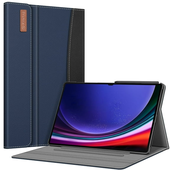 Fintie Case for Samsung Galaxy Tab S10 Ultra 2024/ S9 Ultra 2023/ S8 Ultra 2022 14.6 Inch, Multiple Angle Portfolio Cover with Pocket Auto Sleep/Wake, Navy