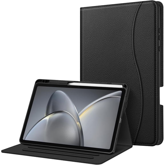 Fintie Case for Samsung Galaxy Tab S11 5G 11 Inch 2025 Model (SM-X730/X736B) with S Pen Holder, Multi-Angle Viewing Soft TPU Back Cover with Pocket, Auto Wake/Sleep, Black