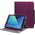 thumbnail image 1 of Fintie Case for Samsung Galaxy Tab S3 9.7, [Corner Protection] Multi-Angle Viewing Stand Cover Packet with S Pen Protective Holder Auto Sleep/Wake for Tab S3 9.7(SM-T820/T825/T827), Purple, 1 of 9