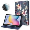 thumbnail image 1 of Fintie Case for Samsung Galaxy Tab S6 Lite 10.4(2024/2020/2022) with S Pen Holder, Multi-Angle Viewing Soft TPU Back Cover with Pocket Auto Wake/Sleep,Blooming Hibiscus, 1 of 8