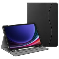 Fintie Case for Samsung Galaxy Tab S9 Plus 12.4 inch 2023 Model (SM-X810/X816B/X818U) with S Pen Holder, Multi-Angle Viewing Cover with Pocket Auto Wake/Sleep, Black