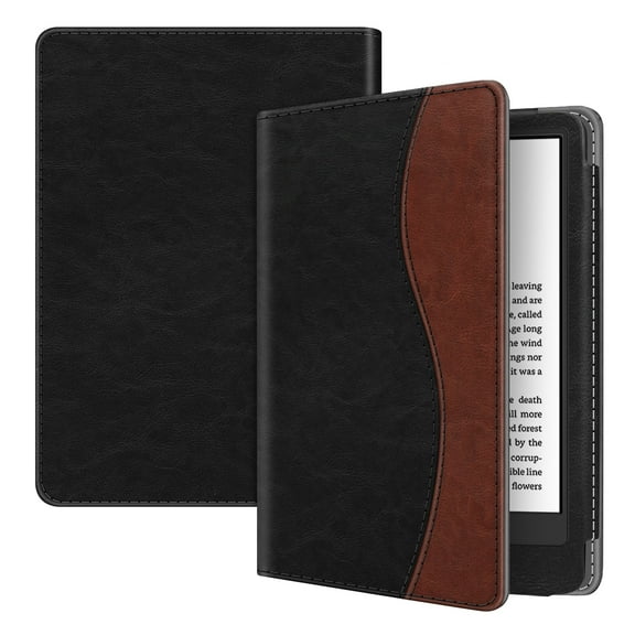 Fintie Case for 6" Kindle 11th Generation 2024/2022 Release - Book Style Folio Shockproof Cover with Auto Sleep/Wake, Dual Color