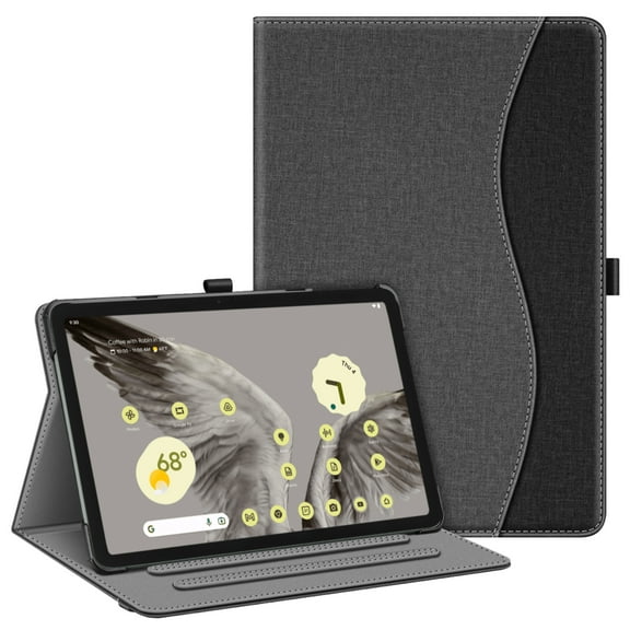 Fintie Case for Google Pixel Tablet 11 inch 2023 Release, Multi-Angle Viewing Protective Cover with Pencil Holder & Pocket, Gray