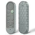 thumbnail image 1 of Fintie Case for Google TV Streamer (4K) Voice Search Remote 2024 - Honey Comb Lightweight Anti-Slip Shockproof Silicone Protective Cover, Hazel, 1 of 8