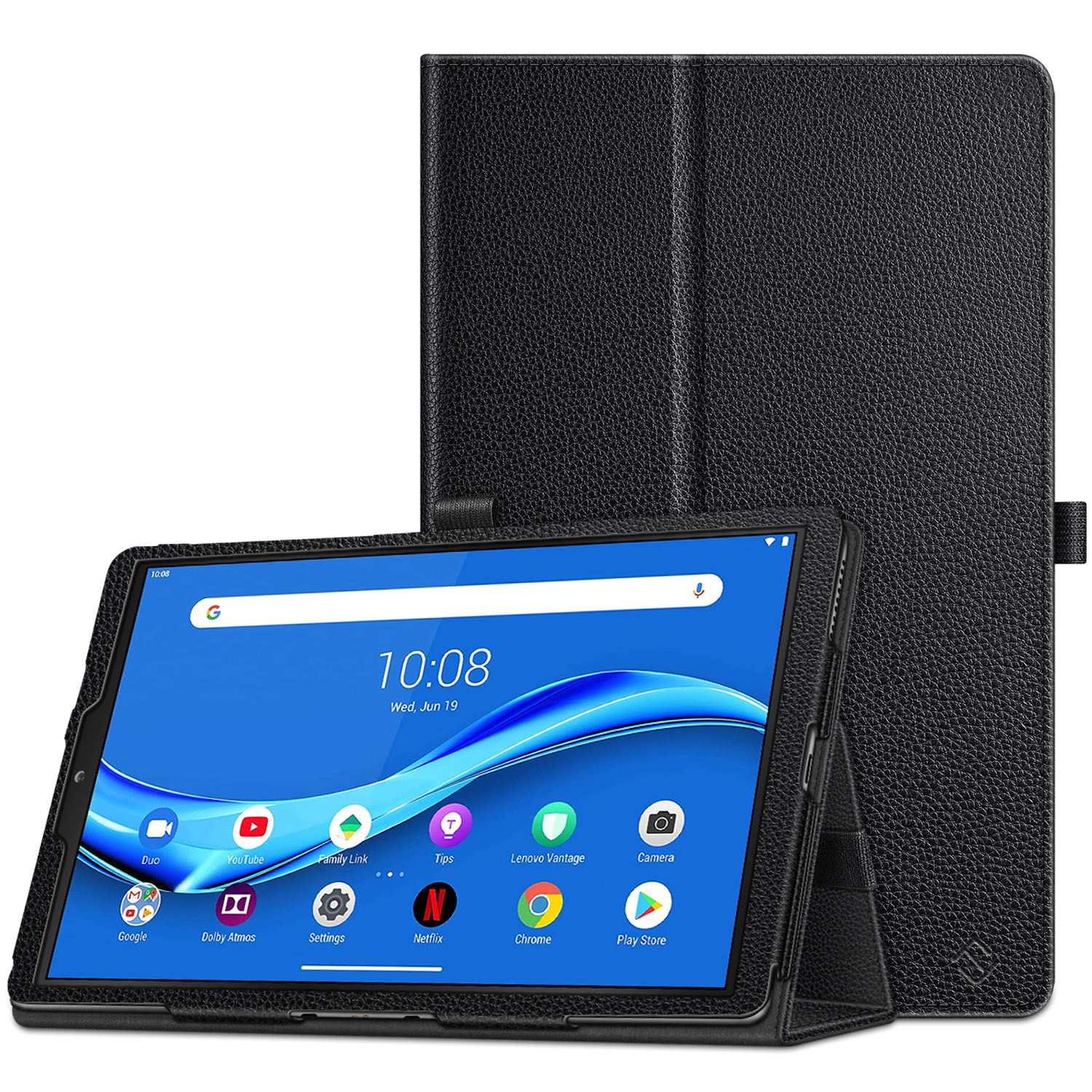 LunarDrift Custodia Per Lenovo Tab M10 Plus (TB-X606F/X) Con Stampa Anime Nezuko – Cover In PU E TPU Con Supporto Regolabile