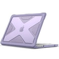 thumbnail image 1 of Fintie Case for MacBook Pro 14 Inch A3401 A3185 A3112 A2992 A2918 A2779 A2442 with M4 M3 M2 M1 Chip (2024 2023 2022 2021 Release) - Heavy Duty Rugged Hard Shell Case Cover with TPU Bumper, Lilac, 1 of 8