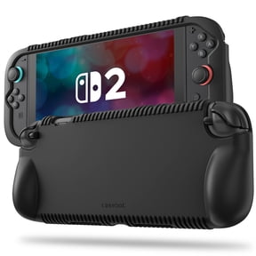 Fintie Case for Nintendo Switch 2 (2025) with Game Card Slots - Soft Silicone [Shock Proof] [Anti-Slip] Protective Cover with Ergonomic Grip Design