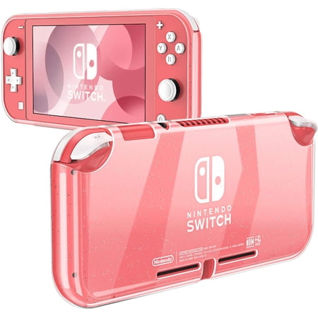 Fintie Case for Nintendo Switch Lite 2019 - Soft TPU [Crystal Clear] Shock-Absorption and Anti-Scratch Protective Cover, Shining Transparent