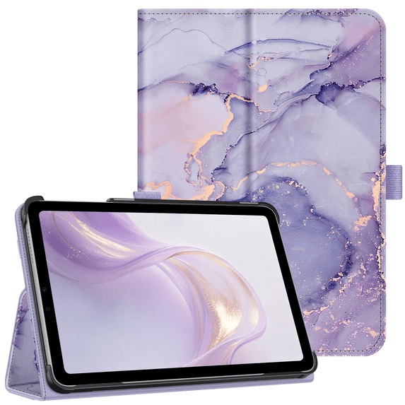 Fintie Case for Onn. 8.1" Core Tablet (2026 Model) - Premium PU Leather Folio Cover for 8.1-inch onn. Tablet, Lilac Marble