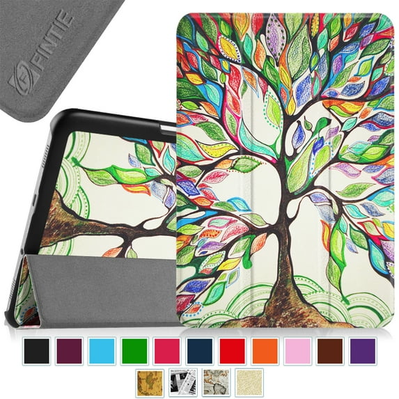 Fintie Case for Samsung Galaxy Tab S2 8.0 / S2 Nook 8.0 Tablet - Slim Light Weight Standing Cover, Love Tree