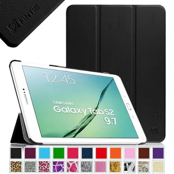Fintie Case for Samsung Galaxy Tab S2 9.7 Tablet - Slim Lightweight Stand Cover with Auto Sleep/Wake, Black