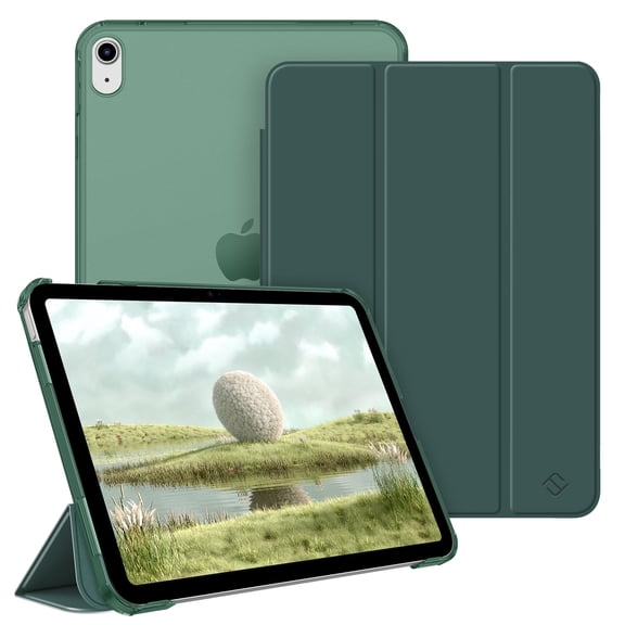 Fintie Case for iPad (A16) 11th Generation 11 Inch (2025), iPad 10th Generation 10.9 Inch (2022) with Translucent Frosted Back, Slim Shell Hard Stand Cover, Auto Sleep/Wake