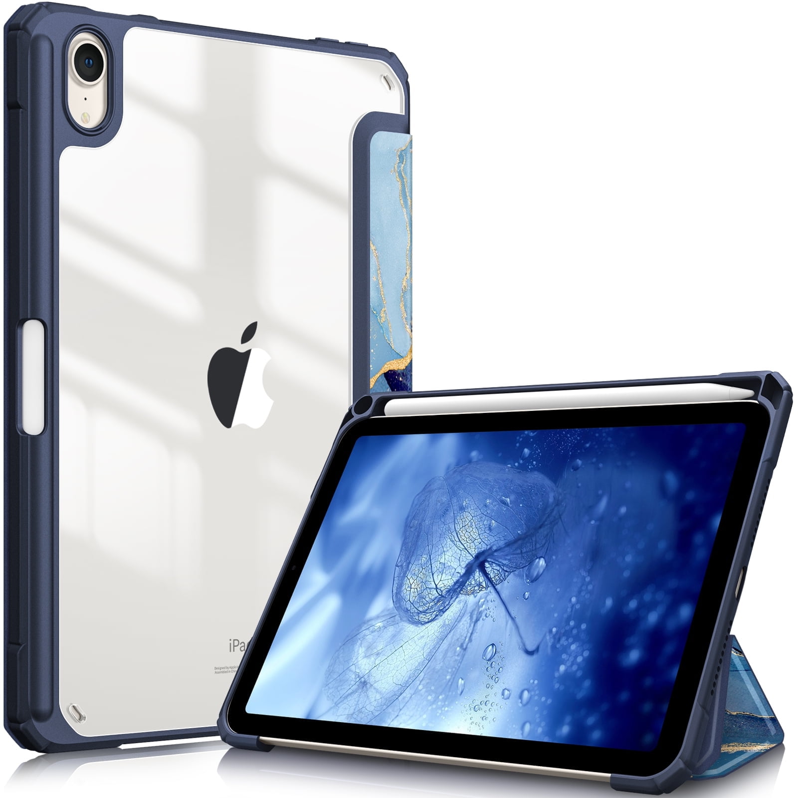 Toetsenbordhoes Voor IPad Mini 7 (2024) En Mini 6 (2021) – Afneembaar Draadloos Toetsenbord, TPU-achterkant, Penhouder, 3 Systeemcompatibiliteit