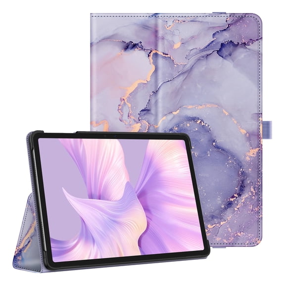 Fintie Case for onn. 11" Core Tablet (2026 Model) - Premium PU Leather Folio Cover for ONN 11-inch Tablet, Lilac Marble