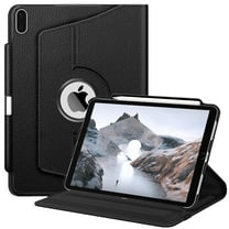 Fintie Case for iPad (A16) 11th Generation 11 Inch (2025), iPad 10th Generation 10.9 Inch (2022), 360 Degree Rotating Protective Stand Cover with Pencil Holder, Black