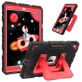 thumbnail image 1 of Fintie Case for iPad 9th Generation (2021) / 8th Gen (2020) / 7th Gen (2019) 10.2 Inch, Protective Fully-Body Rugged Heavy Duty Shockproof Case with Built-in Stand for Kids, Red, 1 of 9