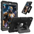 thumbnail image 1 of Fintie Case for iPad 9th Generation (2021) / 8th Gen (2020) / 7th Gen (2019) 10.2 Inch, Protective Fully-Body Rugged Heavy Duty Shockproof Case with Built-in Stand for Kids, Black, 1 of 9