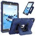 thumbnail image 1 of Fintie Case for iPad 9th Generation (2021) / 8th Gen (2020) / 7th Gen (2019) 10.2 Inch, Protective Fully-Body Rugged Heavy Duty Shockproof Tablet Case with Built-in Stand for Kids, Navy Blue, 1 of 9