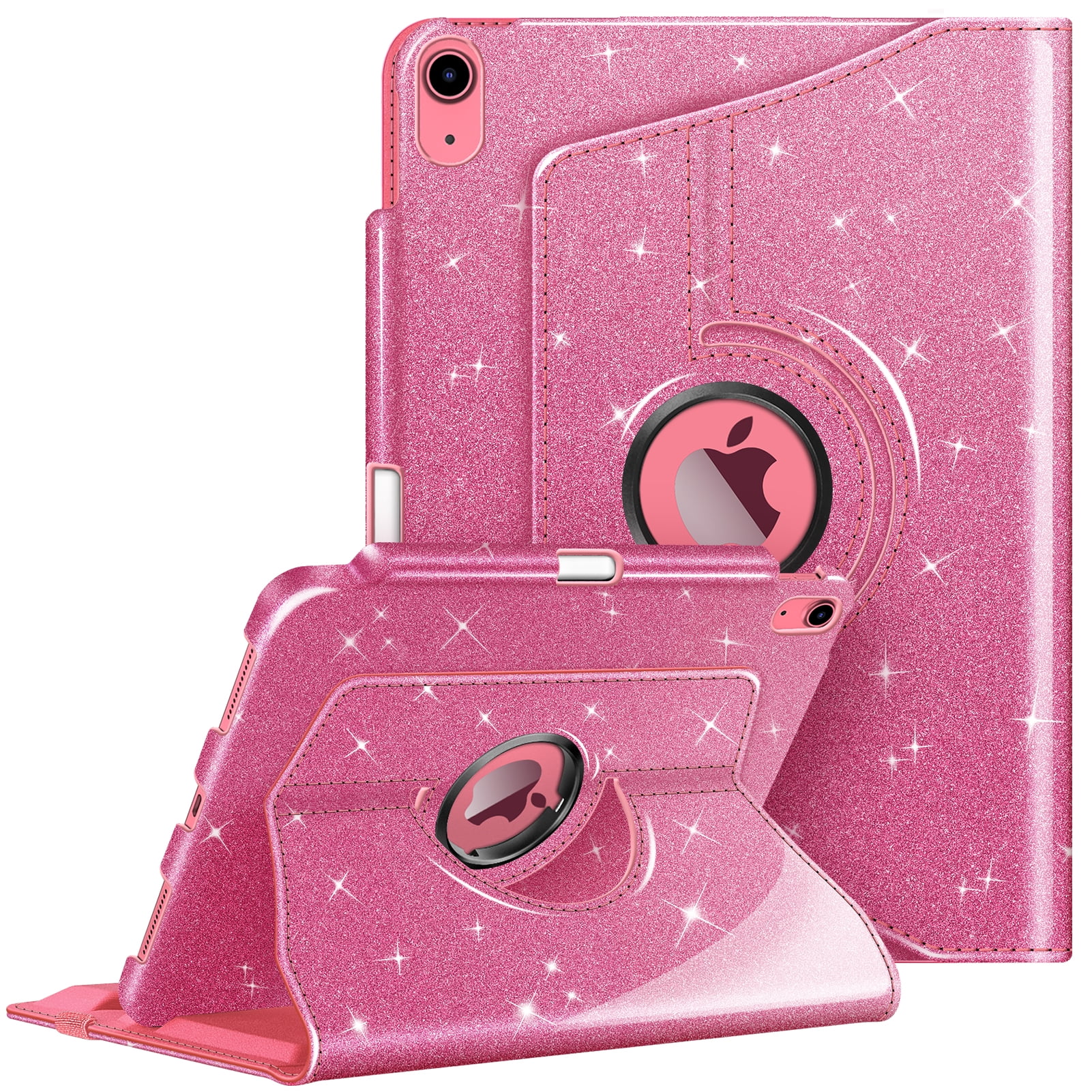 Fintie, iPad Case A16 11th Gen 2025, 10th Gen 2022, Glitter Pink