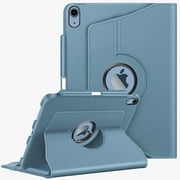Fintie Case for iPad A16 11th Generation 11 Inch 2025, iPad 10th Generation 10.9 Inch 2022, 360 Degree Rotating Protective Stand Cover with Pencil Holder, Ocean Blue