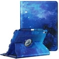 thumbnail image 1 of Fintie Case for iPad (A16) 11th Generation 11 Inch (2025), iPad 10th Generation 10.9 Inch (2022), 360 Degree Rotating Protective Stand Cover with Pencil Holder, Starry Sky, 1 of 10