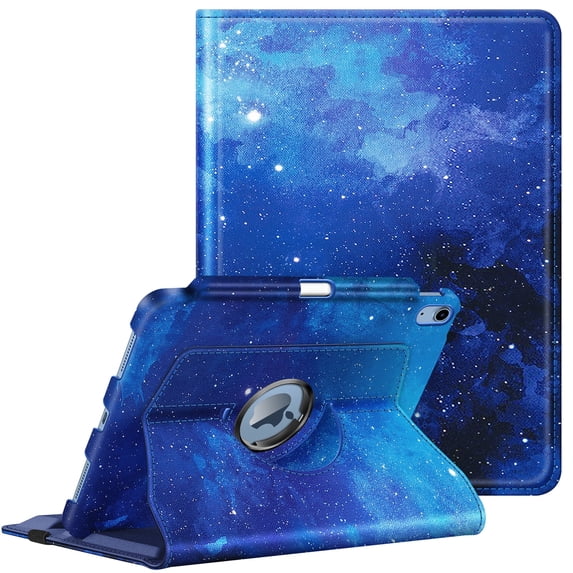 Fintie Case for iPad (A16) 11th Generation 11 Inch (2025), iPad 10th Generation 10.9 Inch (2022), 360 Degree Rotating Protective Stand Cover with Pencil Holder, Starry Sky