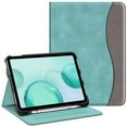 thumbnail image 1 of Fintie Case for iPad (A16) 11th Generation 11 Inch (2025), iPad 10th Generation 10.9 Inch (2022), Multi-Angle Viewing Protective Stand Cover, Pencil Holder & Pocket, turquoise, 1 of 9