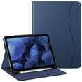 thumbnail image 1 of Fintie Case for iPad (A16) 11th Generation 11 Inch (2025), iPad 10th Generation 10.9 Inch (2022), Multi-Angle Viewing Protective Stand Cover, Pencil Holder & Pocket, Navy Blue, 1 of 9