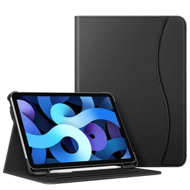 Fintie Case for iPad Air 11-inch M2 (2024), iPad Air 5th / 4th Generation (2022/2020) 10.9 Inch, Multi-Angle Viewing Protective Cover with Pencil Holder & Pocket, Auto Sleep/Wake