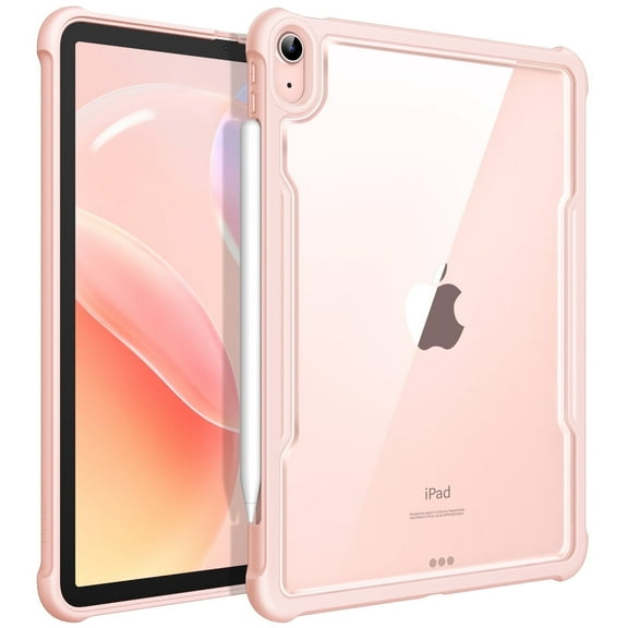 Fintie Case for iPad Air 11-inch M3 (2025) / M2 (2024), iPad Air 5th (2022) / 4th Generation (2020) 10.9 Inch - Shockproof Soft TPU Bumper with Slim Lightweight Clear Transparent Back Cover