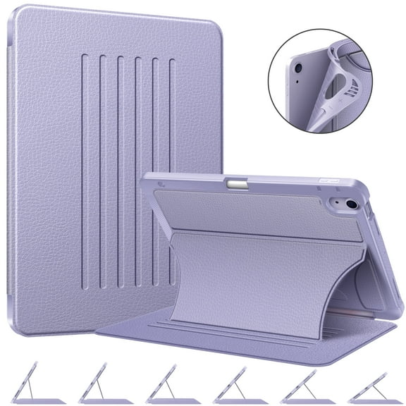 Fintie Case for iPad Air 11-inch M3 (2025) / M2 (2024), iPad Air 5th (2022) / 4th Generation (2020) 10.9 Inch - Magnetic Stand Multi-viewing Angle Soft TPU Cover with Pencil Holder