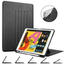 Fintie Cases for iPad 9th / 8th / 7th Gen (2021/2020/2019) 10.2 Inch - Magnetic Stand [Multiple Secure Angles] Shockproof Rugged Soft TPU Back Cover