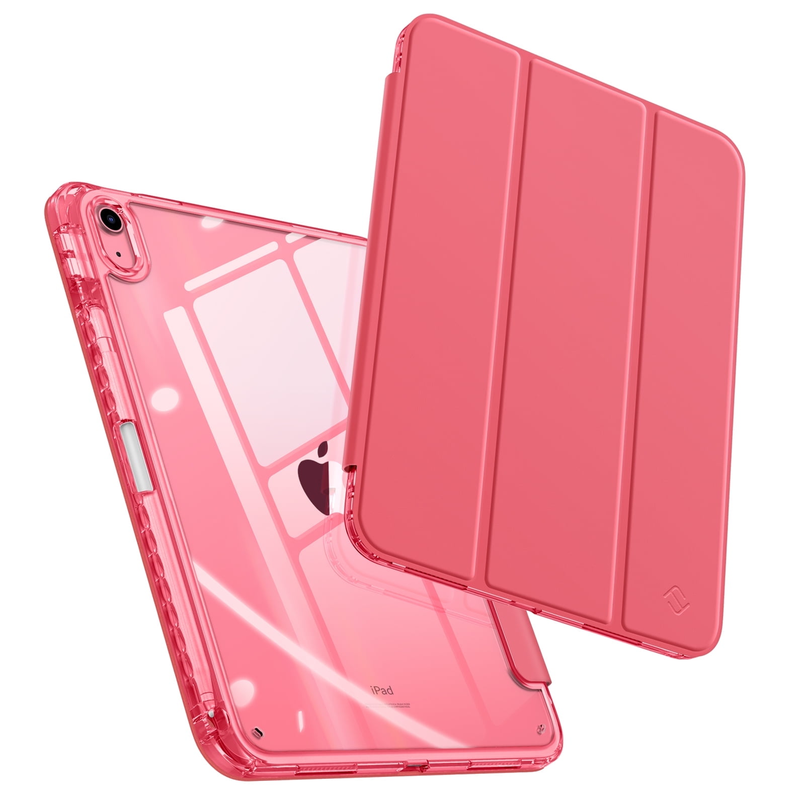 Fintie iPad 10th Gen 10.9 Inch 2022 Clear Case with Pencil Holder, Auto  Wake/Sleep, Pink - Walmart.com