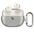 thumbnail image 1 of Fintie Clear Case for New Beats Studio Buds + (2023) / Beats Studio Buds 2021, Anti-Lost Shockproof Earbuds Protective Cover with Keychain Carabiner Support Wireless Charging, Clear Black, 1 of 7