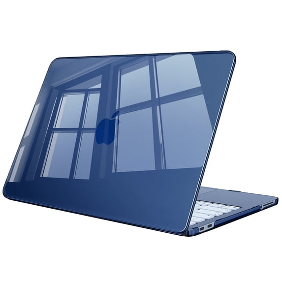 Fintie Clear Case for MacBook Neo 13" (A3404, 2026), Ultra‑Thin Snap‑On Hard Shell Cover for MacBook Neo 13" with A18 Pro Chip, Crystal Indigo