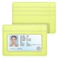 thumbnail image 1 of Fintie Credit Card Holder with ID Window, RFID Blocking PU Leather Slim Wallet Sleeve for Men Women, 1 of 10