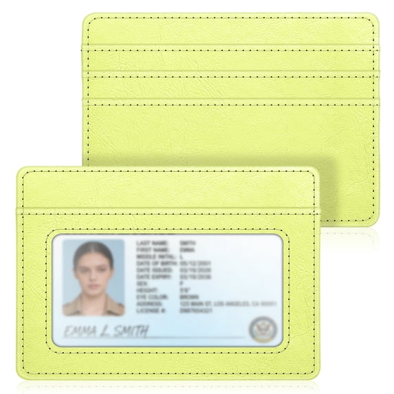 Fintie Credit Card Holder with ID Window, RFID Blocking PU Leather Slim Wallet Sleeve for Men Women