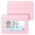 thumbnail image 1 of Fintie Credit Card Holder with ID Window, RFID Blocking PU Leather Slim Wallet Sleeve for Men Women, 1 of 10